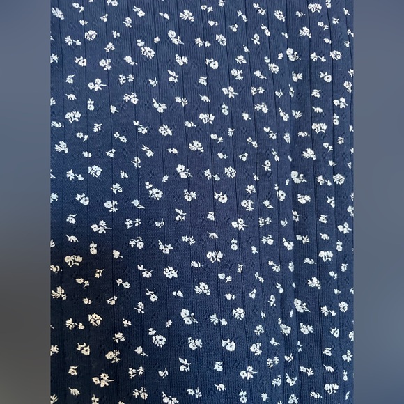 Neuflora Mallory long sleeve Pointelle top floral size XS - Picture 9 of 9